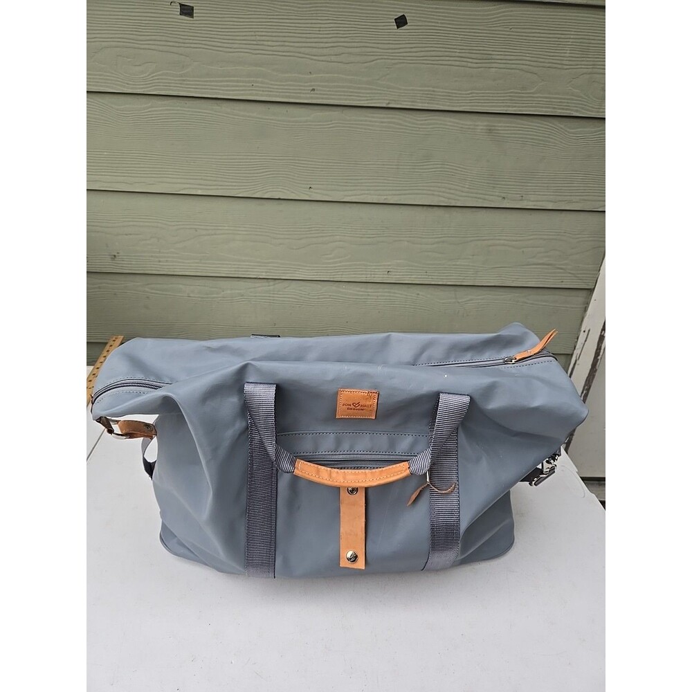 Jon Hart Design Daytripper Travel Bag Tote Gray  Monogramed SAW